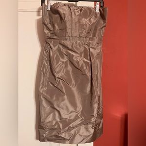 J. Crew | Neutral, strapless dress